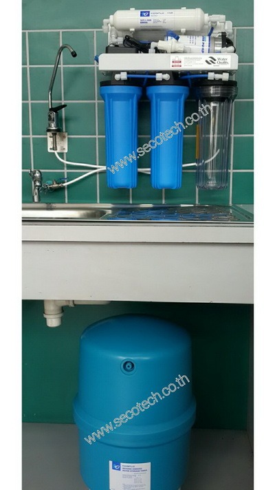 เครื่องกรองน้ำดื่ม Reverse Osmosis สีฟ้า SECOTECH